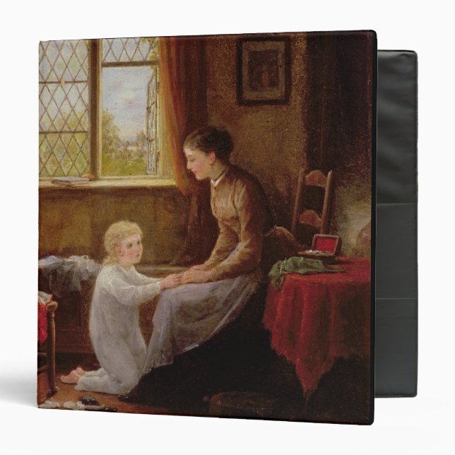 Classeur Heure du coucher, 1890 (huile sur le panneau) (Devant/Intérieur)