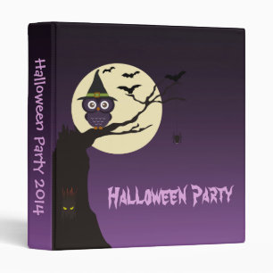 Classeur Hibou sur l'album photos de partie de Halloween de