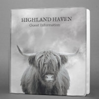 Highland Cow Cabine Informations d'invité 3 Ring C