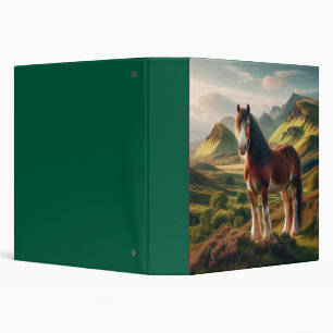 Classeur Highlands d'Écosse cheval de Clydesdale