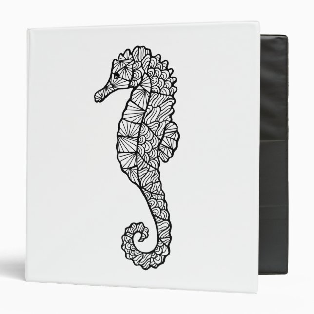 Classeur Hippocampe inspiré (Devant/Intérieur)