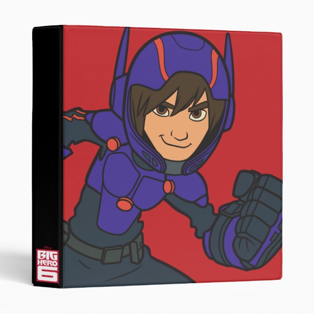 Classeur Hiro Hamada Purple (Devant/Côté)
