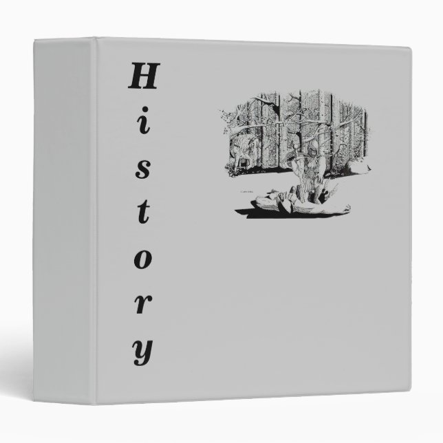 Classeur - Histoire (Devant/Côté)