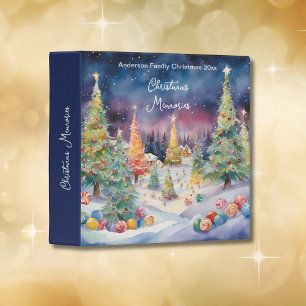Classeur Histoires de Noël de famille personnalisées Classe