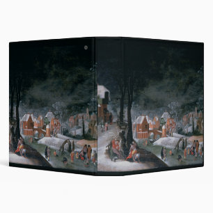 Classeur Hiver (huile sur le panneau) (voyez également