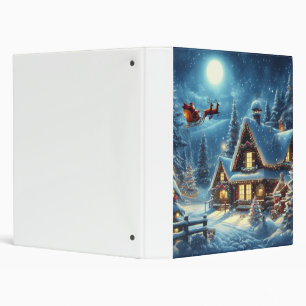 Classeur Hiver/Père Noël/Noël/Neige