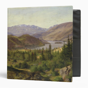 Classeur Hjelle dans Valders, fjord de tuile, 1835