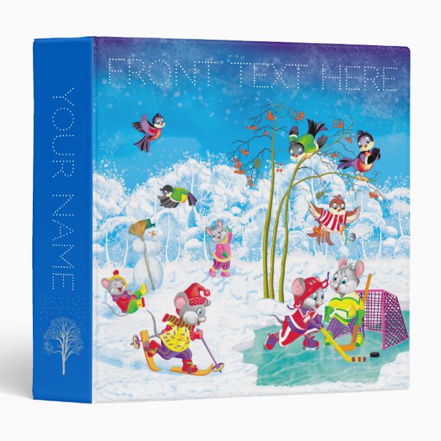 Classeur hockey (Devant/Côté)