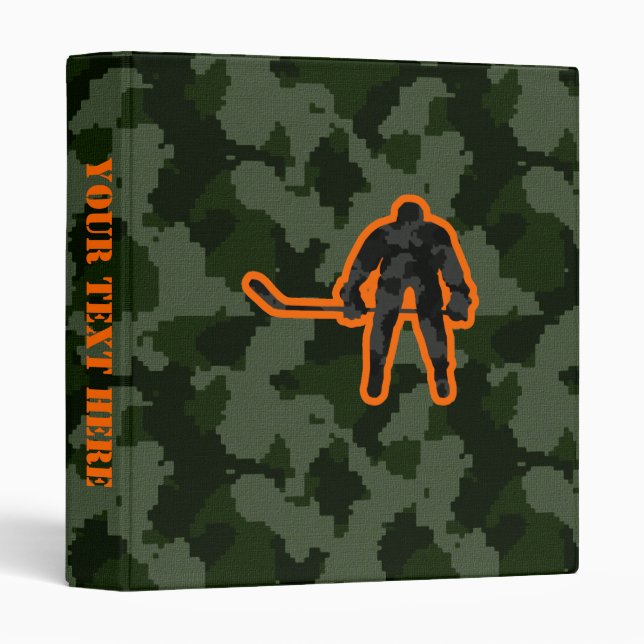 Classeur Hockey Camo (Devant/Côté)