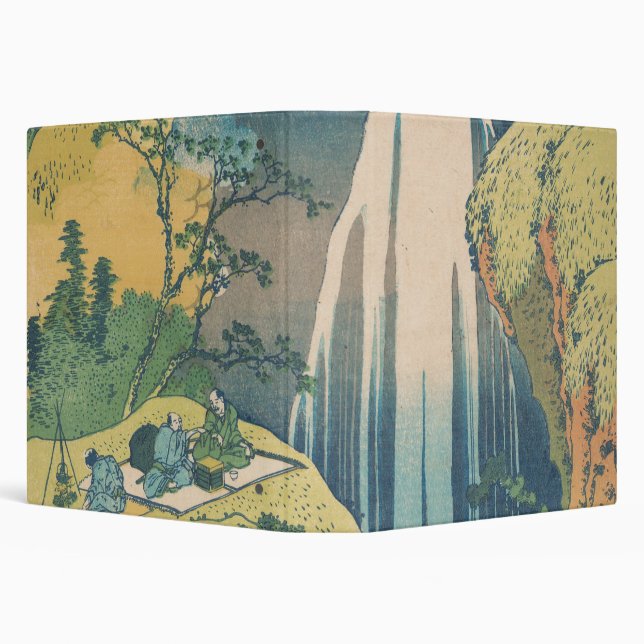Classeur Hokusai Amida Cascade Japon (Arrière-plan)