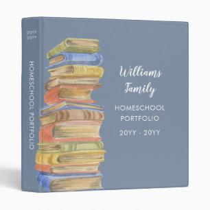 Classeur Homeschool Portfolio Organisation Livres