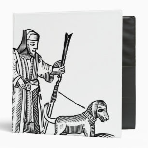 Classeur Homme marchant son chien