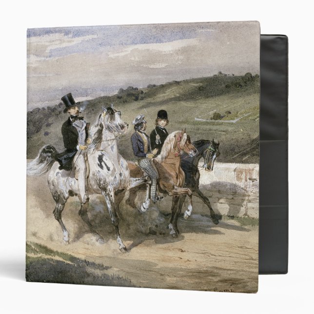 Classeur Horace Vernet et ses enfants (Devant/Intérieur)