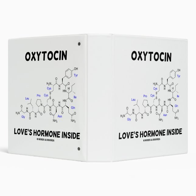 Classeur Hormone de l'amour de l'oxytocine dans la chimie (Arrière-plan)