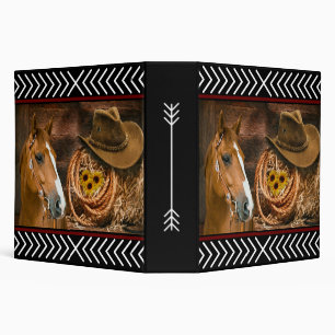 Classeur Horse cowboy Hat Lasso Western