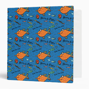 Classeur Hourra pour le motif de poissons