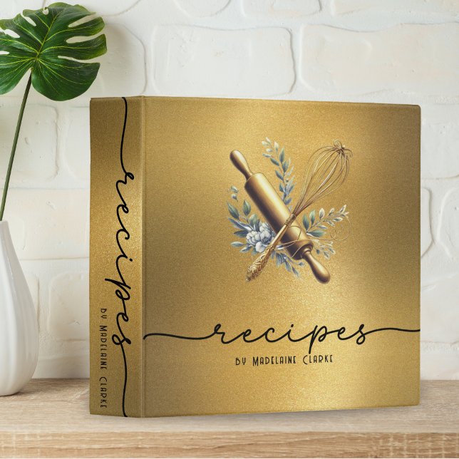 Classeur Huile d'or et Whisk d'or Boulangerie Ustensiles de (Créateur téléchargé)