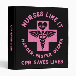 Classeur Humour d'infirmière - les vies d'économies de CPR