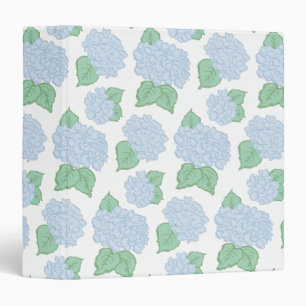 Classeur Hydrangeas bleu clair
