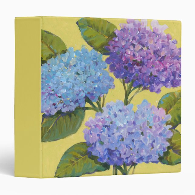 Classeur Hydrangée de printemps I (Devant/Côté)