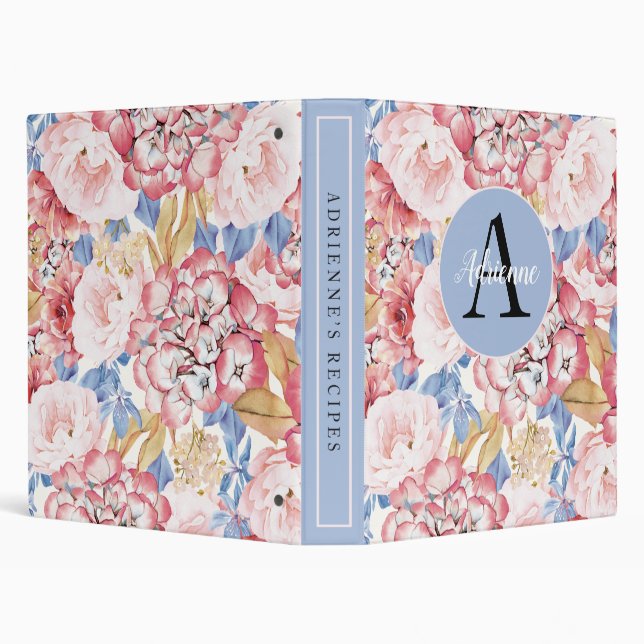 Classeur Hydrangée rose bleu foncé (Arrière-plan)