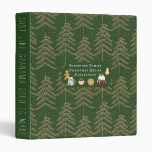 Classeur Hygge de Noël Joyeux   Reliure de recettes de Noël