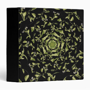 Classeur Hypnose de nature verte et noire fractale