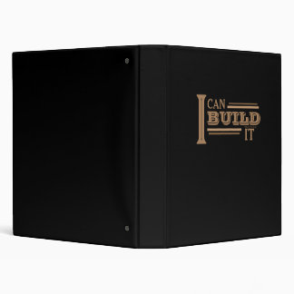 Classeur I Can Build It 1" (noir)
