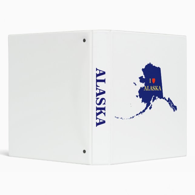 Classeur I Heart (Amour) Alaska (Arrière-plan)