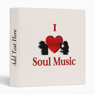 Classeur I Heart Soul Music Personnelle
