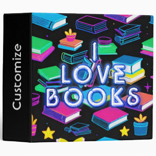 Classeur I Love Livres Colorful