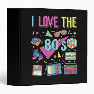 Classeur I Love The 80s Clothes for Women and Men Party
