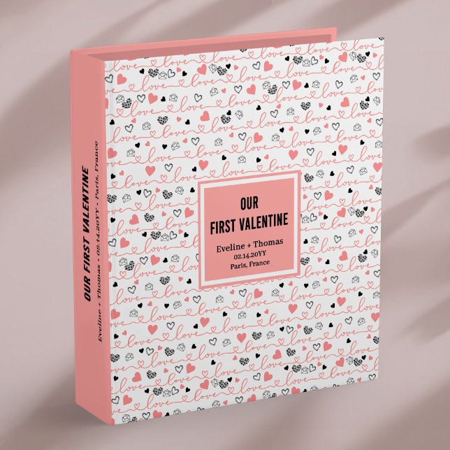 Classeur I Love You Gift Our First Valentine Photo Binder (I Love You Gift Our First Valentine Photo Binder)