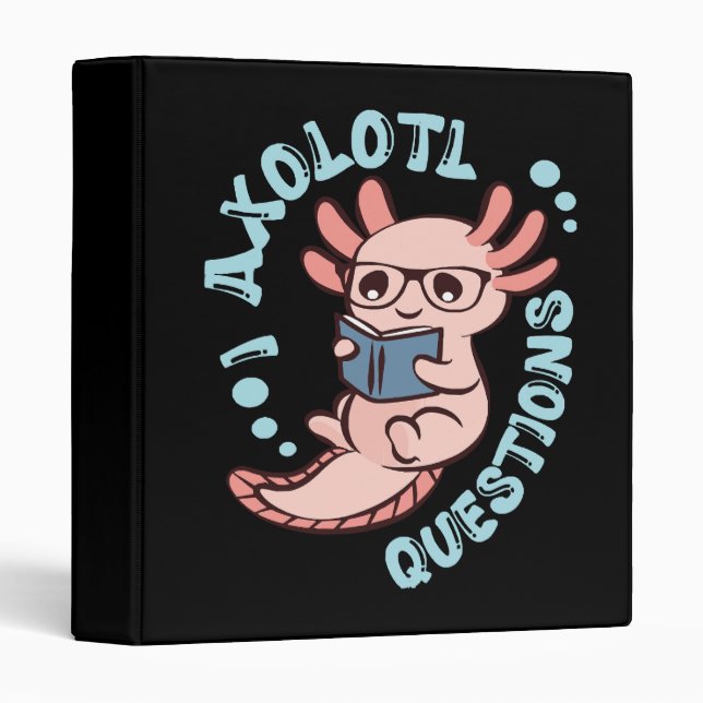 Classeur I Questions Axolotl (Devant/Côté)