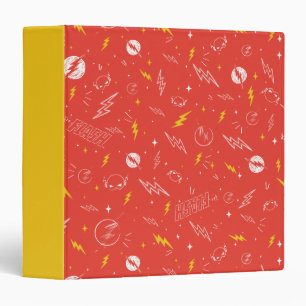 Classeur Icône de la foudre Flash et motif doodle