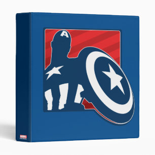 Classeur Icône de silhouette de Captain America