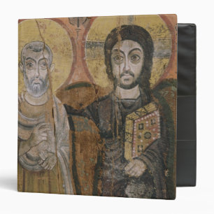 Classeur Icône dépeignant Abbott Mena avec le Christ