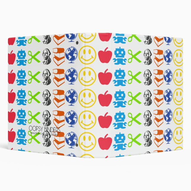 Classeur Icônes de jours d'école (Arrière-plan)