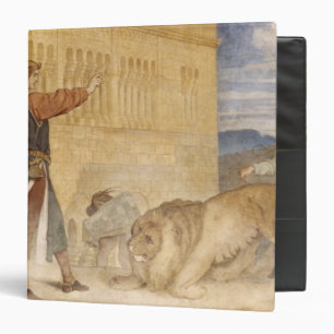 Classeur Il a traité les lions comme s'il plaisantait