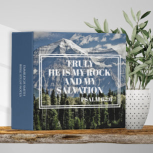 Classeur Il est Mes Notes d'étude biblique chrétienne Rock