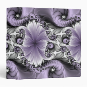 Classeur Illusion de lilas Art floral abstrait fractal Fant