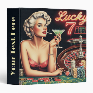 Classeur Illustration Casino Pin Up