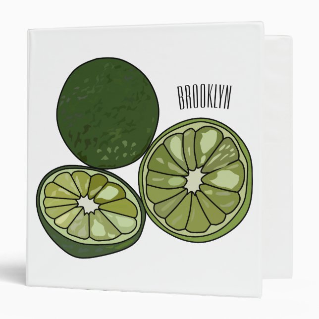 Classeur Illustration de chaux Kaffir (Devant/Intérieur)