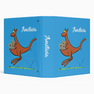 Classeur Illustration de dessin animé Cute kangaroo et koal