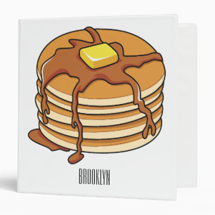Classeur Illustration de dessin animé de Pancake
