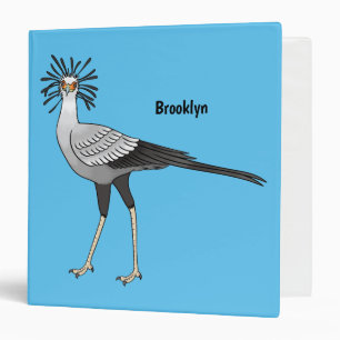 Classeur Illustration de dessin du secrétaire pour oiseaux