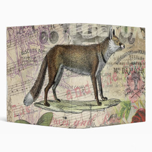 Classeur Illustration de Fox Wildlife Vintage Animal