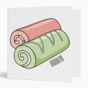 Classeur Illustration de gâteau suisse roll / roll