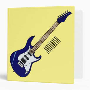 Classeur Illustration de guitare électrique