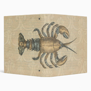 Classeur Illustration de homard, fruits de mer du Maine